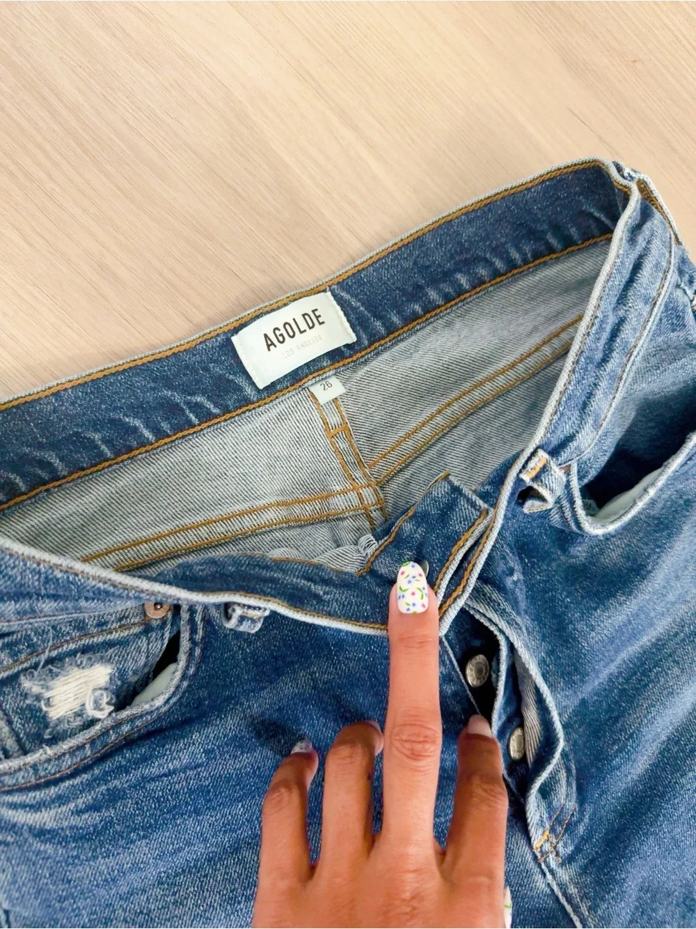AGOLDE NICO HIGH RISE SLIM STRAIGHT JEANS
